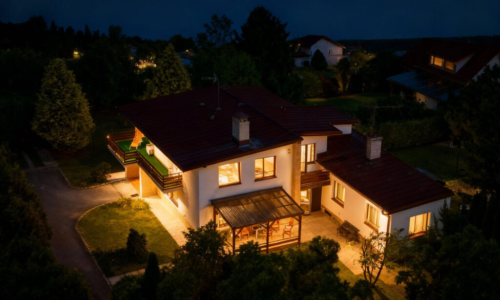 Vila Úvaly - jídelna - Současný stav