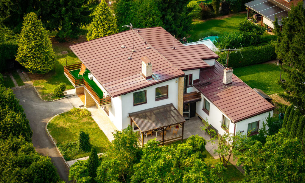 Vila Úvaly - dům z nebe - Současný stav